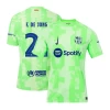 FC Barcelona Frenkie de Jong #21 Ausweich Trikot 2024/25 UCL Fußballtrikot