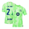 FC Barcelona Frenkie de Jong #21 Ausweich Trikot 2024/25 UCL New Spotify Logo Fußballtrikot