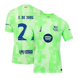 FC Barcelona Frenkie de Jong #21 Ausweich Trikot 2024/25 UCL New Spotify Logo Fußballtrikot