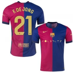 FC Barcelona Frenkie de Jong #21 Heim Trikot 2024/25 Coldplay Fußballtrikot
