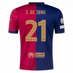 FC Barcelona Frenkie de Jong #21 Heim Trikot 2024/25 UCL Fußballtrikot