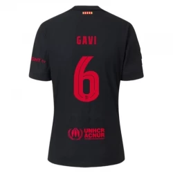 FC Barcelona Gavi #6 Auswärts Trikot 2024/25 Fußballtrikot