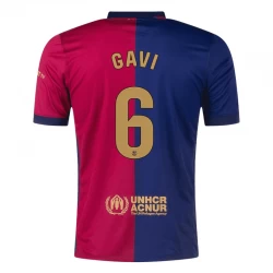 FC Barcelona Gavi #6 Heim Trikot 2024/25 Fußballtrikot