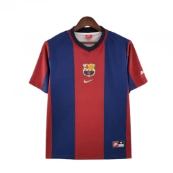 FC Barcelona Heim Trikot 1998-99 Retro Fußballtrikot