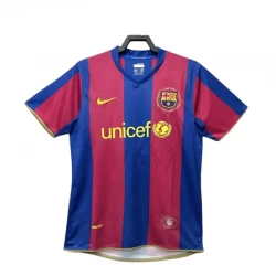 FC Barcelona Heim Trikot 2007-08 Retro Fußballtrikot