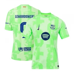 FC Barcelona Robert Lewandowski #9 Ausweich Trikot 2024/25 UCL New Spotify Logo Fußballtrikot