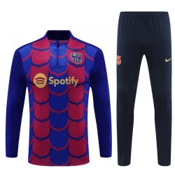 FC Barcelona Trainingsanzüge Sweatshirt 2024/25 - Rot Blau Camo