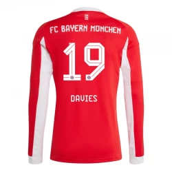 FC Bayern München Alphonso Davies #19 Heim Trikot 2025/26 Langarm Fußballtrikot