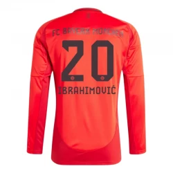 FC Bayern München Ibrahimovic #20 Heim Trikot 2024/25 Langarm Fußballtrikot