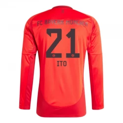 FC Bayern München Ito #21 Heim Trikot 2024/25 Langarm Fußballtrikot