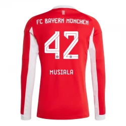FC Bayern München Jamal Musiala #42 Heim Trikot 2025/26 Langarm Fußballtrikot