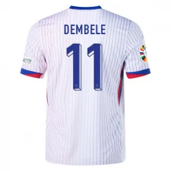 Frankreich Dembele #11 Auswärts Trikot EM 2024 Fußballtrikot