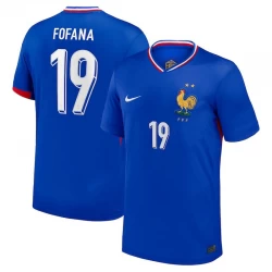 Frankreich Fofana #19 Heim Trikot EM 2024 Fußballtrikot