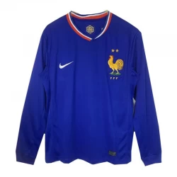 Frankreich Heim Trikot EM 2024 Langarm Fußballtrikot