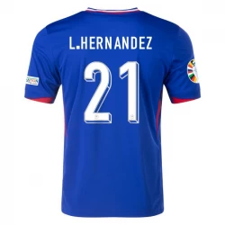 Frankreich L.Hernandez #21 Heim Trikot EM 2024 Fußballtrikot