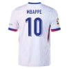 Frankreich Mbappe #10 Auswärts Trikot EM 2024 Fußballtrikot