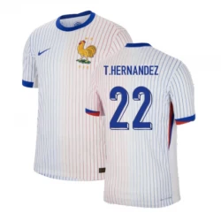 Frankreich T. Hernandez #22 Auswärts Trikot EM 2024 Fußballtrikot