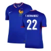 Frankreich T.Hernandez #22 Heim Trikot EM 2024 Fußballtrikot