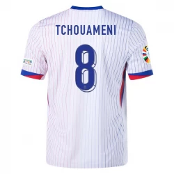 Frankreich Tchouameni #8 Auswärts Trikot EM 2024 Fußballtrikot