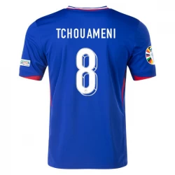 Frankreich Tchouameni #8 Heim Trikot EM 2024 Fußballtrikot