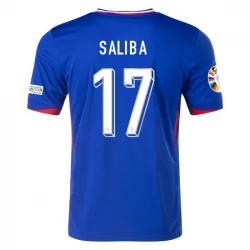 Frankreich William Saliba #17 Heim Trikot EM 2024 Fußballtrikot