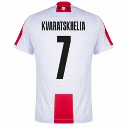 Georgia Khvicha Kvaratskhelia #7 Heim Trikot EM 2024 Fußballtrikot