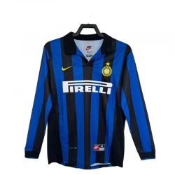 Inter Milan Heim Trikot 1998-99 Retro Langarm Fußballtrikot
