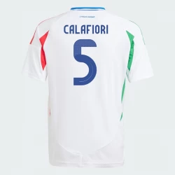 Italien Calafiori #5 Auswärts Trikot EM 2024 Fußballtrikot