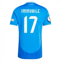 Italien Ciro Immobile #17 Heim Trikot EM 2024 Fußballtrikot