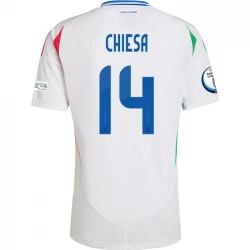 Italien Federico Chiesa #14 Auswärts Trikot EM 2024 Fußballtrikot