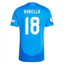 Italien Nicolò Barella #18 Heim Trikot EM 2024 Fußballtrikot