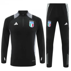 Italien Trainingsanzüge Sweatshirt 2024/25 - Schwarz