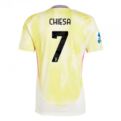 Juventus FC Federico Chiesa #7 Auswärts Trikot 2024/25 Fußballtrikot