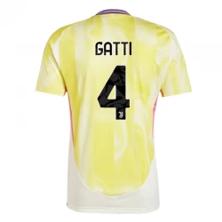 Juventus FC Gatti #4 Auswärts Trikot 2024/25 Fußballtrikot