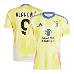 Juventus FC Vlahovic #9 Auswärts Trikot 2024/25 Save The Children Fußballtrikot