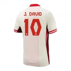 Kanada J. David #10 Auswärts Trikot Copa America 2024 Fußballtrikot