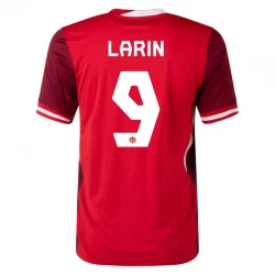 Kanada Larin #9 Heim Trikot Copa America 2024 Fußballtrikot