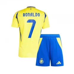 Kinder Al-Nassr FC Cristiano Ronaldo #7 Heim Trikotsatz 2024/25 Fußballtrikot