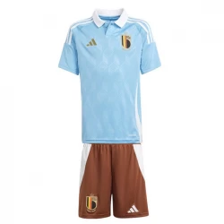 Kinder Belgien Auswärts Trikotsatz EM 2024 Fußballtrikot