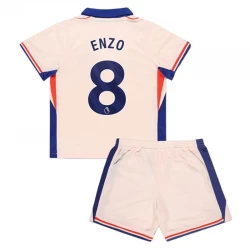 Kinder Chelsea FC Enzo Fernández #8 Auswärts Trikotsatz 2024/25 Fußballtrikot