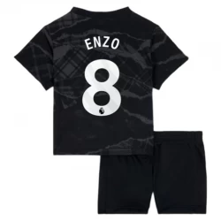 Kinder Chelsea FC Enzo Fernández #8 Ausweich Trikotsatz 2024/25 Fußballtrikot