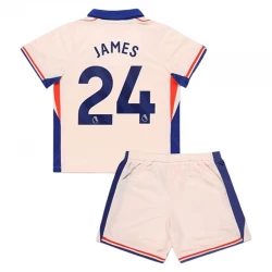 Kinder Chelsea FC James Rodríguez #24 Auswärts Trikotsatz 2024/25 Fußballtrikot