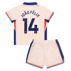 Kinder Chelsea FC Joao Felix #14 Auswärts Trikotsatz 2024/25 Fußballtrikot