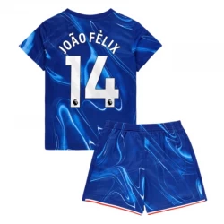 Kinder Chelsea FC Joao Felix #14 Heim Trikotsatz 2024/25 Fußballtrikot