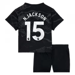 Kinder Chelsea FC N.Jackson #15 Ausweich Trikotsatz 2024/25 Fußballtrikot