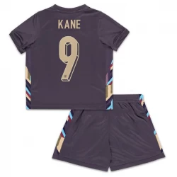Kinder England Harry Kane #9 Auswärts Trikotsatz EM 2024 Fußballtrikot