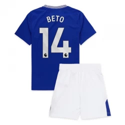 Kinder Everton FC Beto #14 Heim Trikotsatz 2024/25 Fußballtrikot