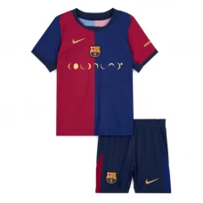 Kinder FC Barcelona Heim Trikotsatz 2024/25 Coldplay Fußballtrikot
