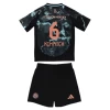 Kinder FC Bayern München Joshua Kimmich #6 Auswärts Trikotsatz 2024/25 Fußballtrikot
