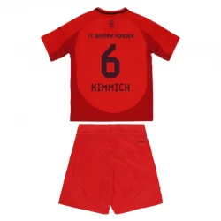 Kinder FC Bayern München Joshua Kimmich #6 Heim Trikotsatz 2024/25 Fußballtrikot